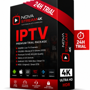 NovaStream4K Free IPTV Trial 24-Hour Premium IPTV Subscription Package